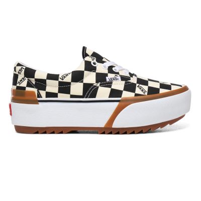 Vans Checkerboard Era Stacked - Kadın Spor Ayakkabı (Renkli)